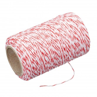 Kitchen Craft Butchers' Twine, 60 m (197 ft) - Red / White