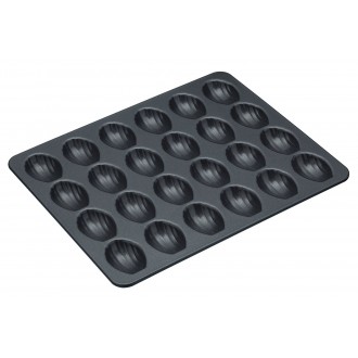 Master Class Non-Stick 24-Hole Mini Madeleine Tray, Grey, 27 x 22 cm