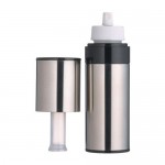 Master Class Stainless Steel Oil Mister Spray Bottle, Silver/White, 150 ml (5.5 fl oz)