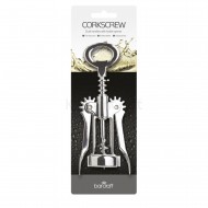 BarCraft Double Handled Chrome Wing Corkscrew