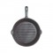 Kitchen Craft 24 cm Clearview Deluxe Cast Iron Round Ribbed Grill Pan