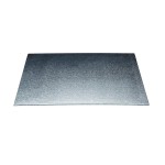 Kitchen Craft Double Thick 3mm Square Cake Board, 35cm - SIlver