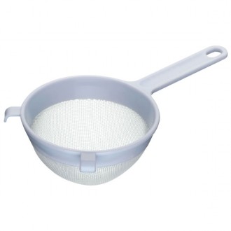 Kitchen Craft Round Nylon Mesh Plastic Strainer 12 cm Sieve