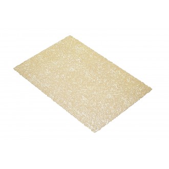 Kitchen Craft Textured Vinyl Placemat - Metallic Gold