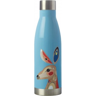 Maxwell & Williams Pete Cromer Insulated Water Bottle, Kangaroo Design, BPA Free Stainless Steel, 500 ml