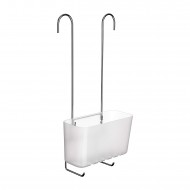 Tatay Standard Shower Caddy, Single, Stainless-Steel, White