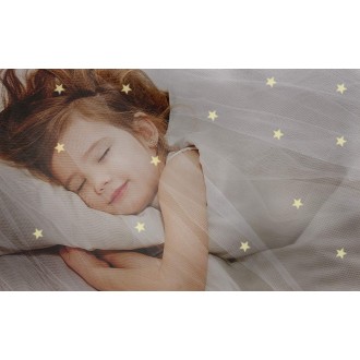 4U Stars Glow in the Dark Kids Mosquito Net Bed Canopy