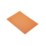 Kitchen Craft Woven Vinyl Placemat, 30 x 45 cm (12" x 17.5") - Orange ( Reversible & Heat Resistant)