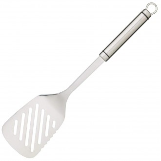 Kitchen Craft Professional Stainless Steel Slotted Turner, 36 cm (14")