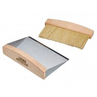 Living Nostalgia Table-Top Dustpan and Brush Set