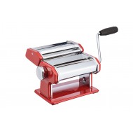 World of Flavours Stainless Steel Pasta Maker Machine - Red