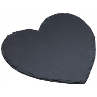 Artesà Heart-Shaped Slate Serving Platter, 25 cm (10")