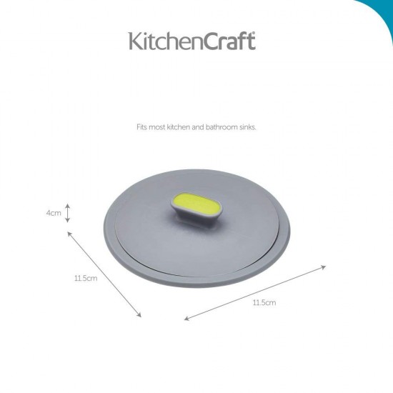 Shop quality Kitchen Craft 2-in-1 Plastic Plug and Sink Strainer, 11.5 cm (4.5") - Grey/Green in Kenya from vituzote.com Shop in-store or online and get countrywide delivery!