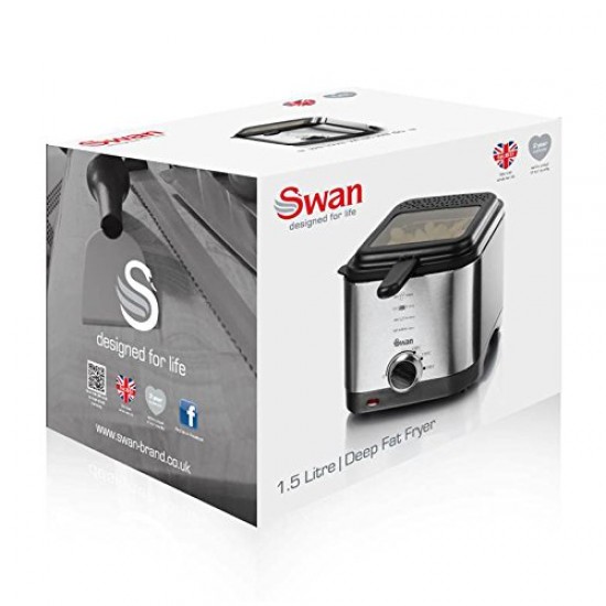 Shop quality Swan Stainless Steel Fryer - 900 Watts,  1.5 Liters, Silver in Kenya from vituzote.com Shop in-store or online and get countrywide delivery!