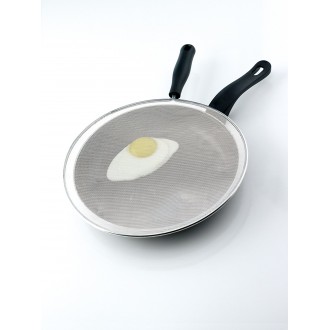 Kitchen Craft Large Frying Pan Splash Guard / Splatter Screen, 28 cm (11")