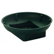 Single Square/Round Bowl Green 6 x 25 