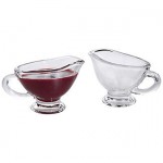 Artesà Mini Gravy Boats / Sauce Jugs, 40 ml - Glass (Set of 2)