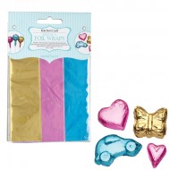 Sweetly Does It Chocolate Foil Wraps, 15cm by 15cm - Pack of 12