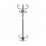 Premier 12 Coat Hook Hanger - Aluminium Polished Reflective Look ( Wall Mounted)