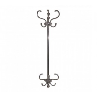 Premier 12 Coat Hook Hanger - Aluminium Polished Reflective Look ( Wall Mounted)