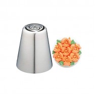 Sweetly Does It Stainless Steel Russian Icing Nozzle, 1.5 cm (15 mm) - Tea Rose