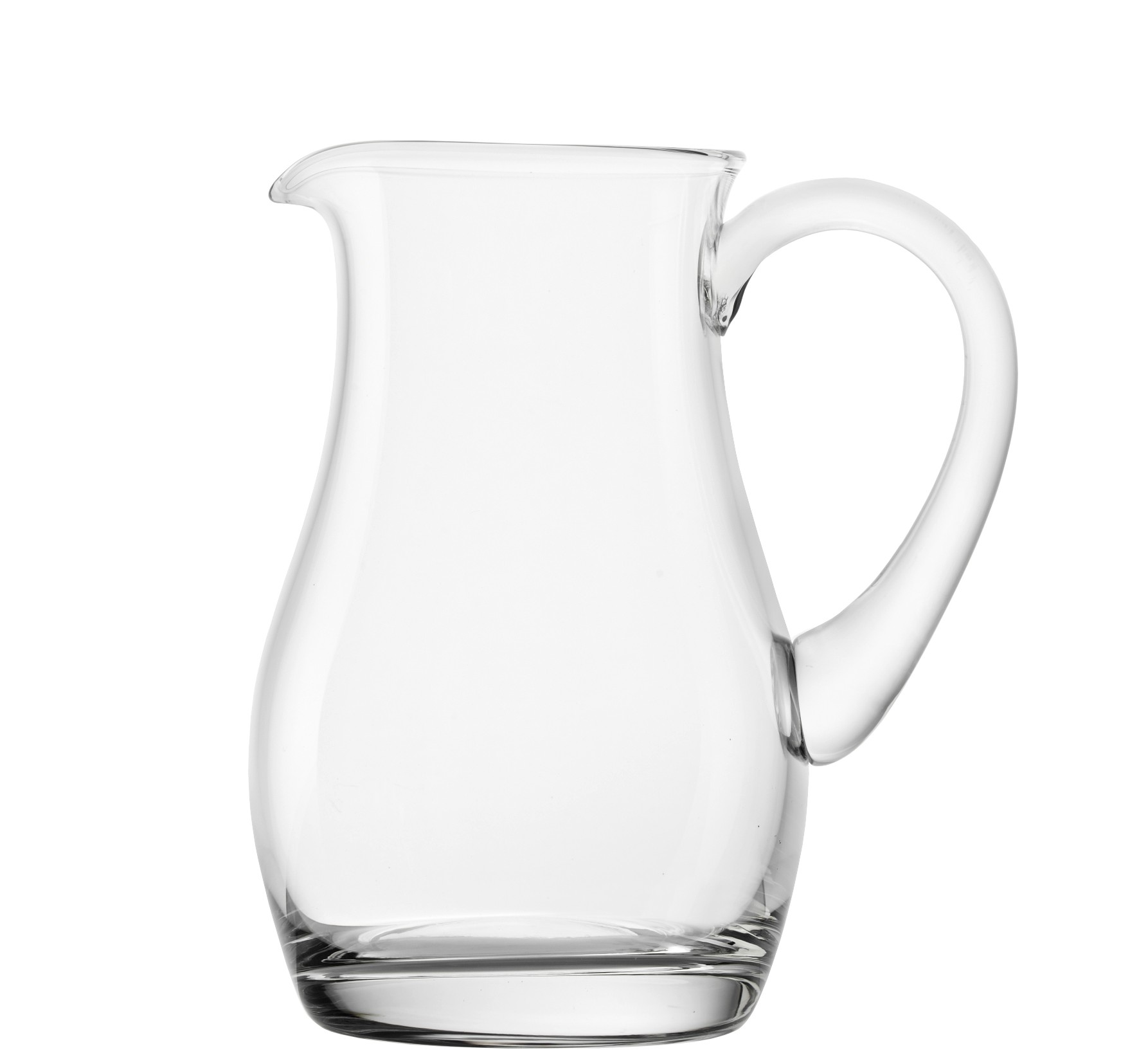Drinking Glasses : Jug, Made ( Glass Serving Stolzle Liter 1