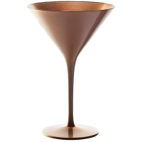 Stolzle Crystal Bronze Martini Cocktail Glass, 240 ML, Sold Per Piece (Made in Germany) - High Resistance to Breakage