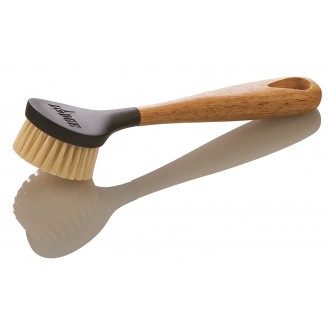 Lodge Bristled Scrub Brush, 10-Inch ( Great For Cast Iron Cleaning)