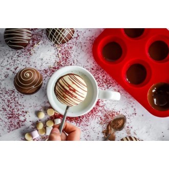 Kitchen Craft Silicone Hot Chocolate Bomb Mould Set of 2