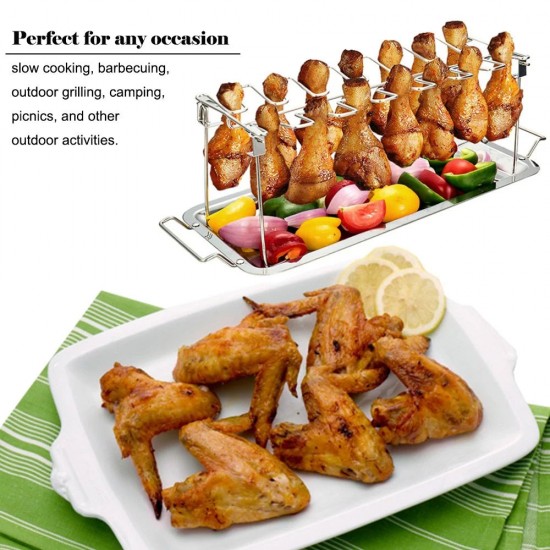 VZ Grill Rack for Drumsticks / Chicken Wings, 28cm by 16cm (LxW)