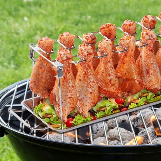 VZ Grill Rack for Drumsticks / Chicken Wings, 28cm by 16cm (LxW)