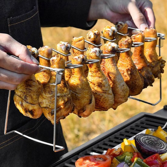 VZ Grill Rack for Drumsticks / Chicken Wings, 28cm by 16cm (LxW)