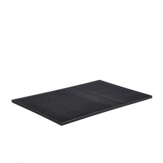 Neville Genware Mat Service, Black 45 x 30 x 1cm (L x W x H)