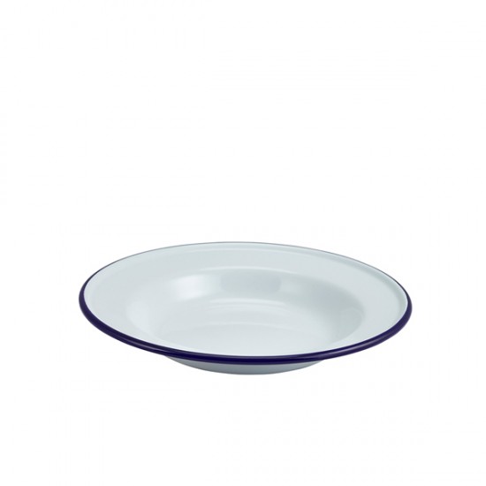 Shop quality Neville Genware Enamel Deep Plate White & Blue, 24cm in Kenya from vituzote.com Shop in-store or online and get countrywide delivery!