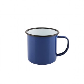 Neville Genware Enamel Mug, Blue, 360 ml