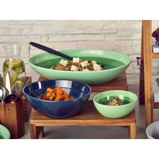 Neville Genware Shoots Green Atlantis Melamine Oval Bowl