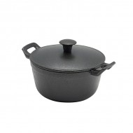 Neville Genware Cast Iron Casserole Dish 13.5 x 6.6cm  (L x Dia x H) ,66cl/23.25oz