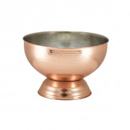 Neville Genware Hammered Copper Champagne Bowl 36cm - 14L Capacity