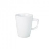 Neville Genware Porcelain Latte White Mug , 340ml, 34cl/12oz- Chipped at the Bottom