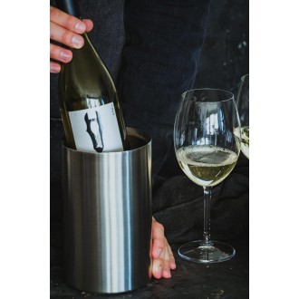 BarCraft Stainless Steel Double Walled Wine Cooler