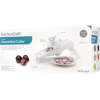 KitchenCraft 'V' Shaped Super Slicer with Five Blades and Storage Box