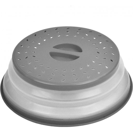 Shop quality Modane Round Vented Collapsible Microwave Splatter Proof Food Plate Cover With Easy Grip Handle-Grey in Kenya from vituzote.com Shop in-store or online and get countrywide delivery!