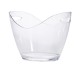 Neville Genware Clear Plastic Champagne Bucket, Large 7 Litres Capacity