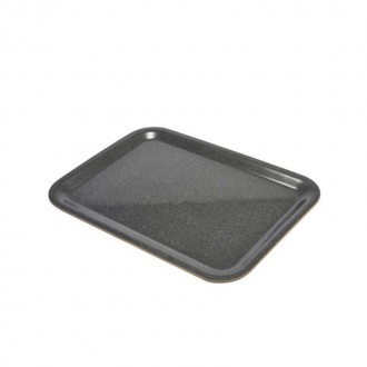 Laminated Wood Tray 46 X 34cm (L x W) - Dark Granite