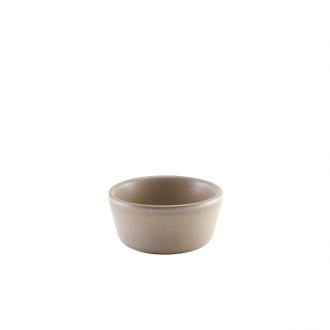 Neville Genware Terra Stoneware Antigo Barley Ramekin,1.5oz/ 45ml