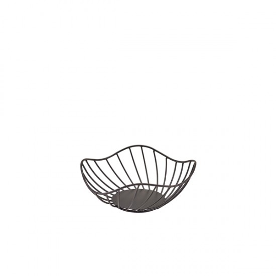 Neville GenWare Lotus Leaf Black Wire Basket