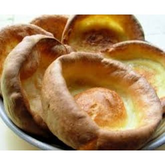 Neville Genware Carbon Steel Non-Stick 4 Cup Yorkshire Pudding Tray