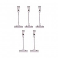 Neville Genware Plastic Display Clip with Long Adjustable Arm, 21.5X8cm - Set of 5