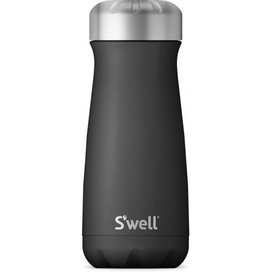 S'well Black Onyx Traveler, 470ml - Triple Layered