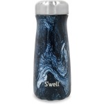 S'well Traveler Drinks Bottle, Azurite Marble, 470ml - Triple Layered